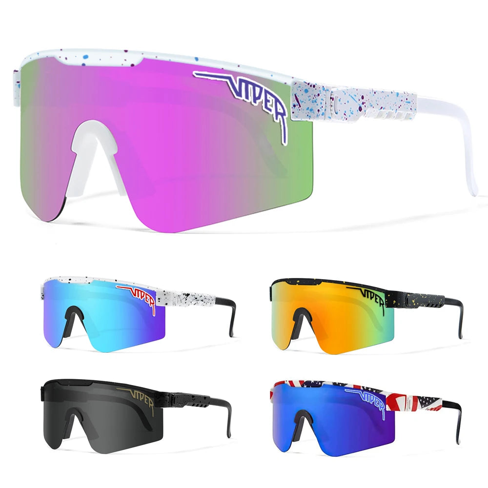 Pit Viper-Styled UV400 Goggles for Outdoor Sports